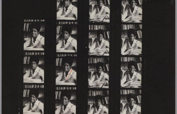 Contact sheet of Patricia Garrison, 1973