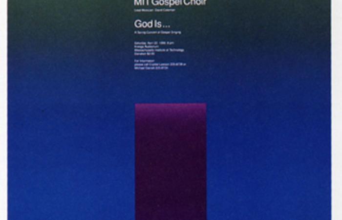 MIT Gospel Choir poster