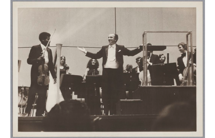 David M. Epstein with Marcus A. Thompson and orchestra, 1976