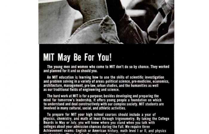 MIT recruitment ad in Ebony Magazine, 1971