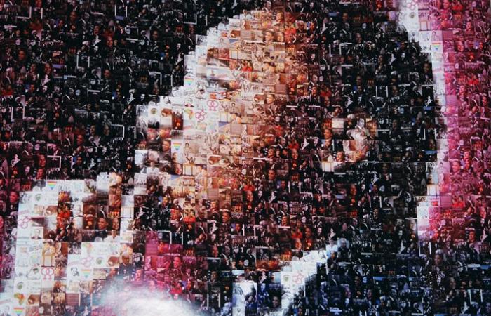 MLK photo mosaic, 2007