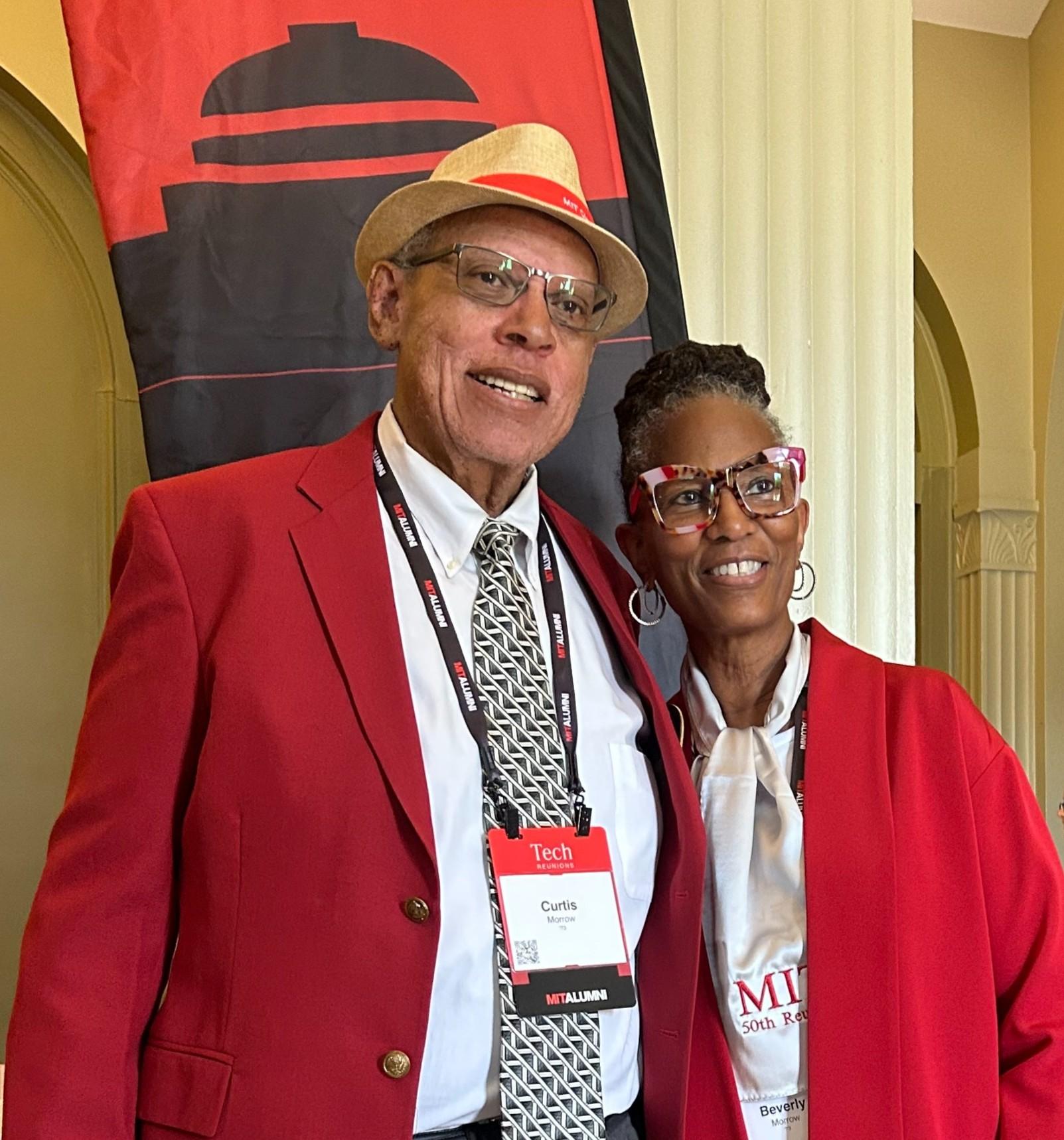 Curtis and Beverly Morrow at Tech Reunions, 2023