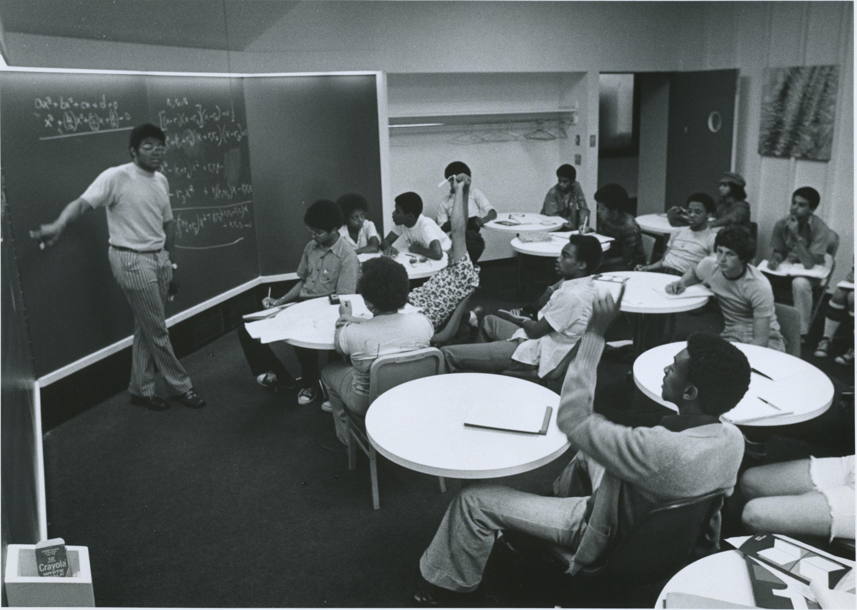 Interphase trigonometry class, 1975