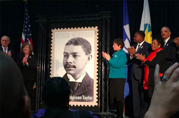 Robert R. Taylor U.S. Postal Stamp unveiling, 2015